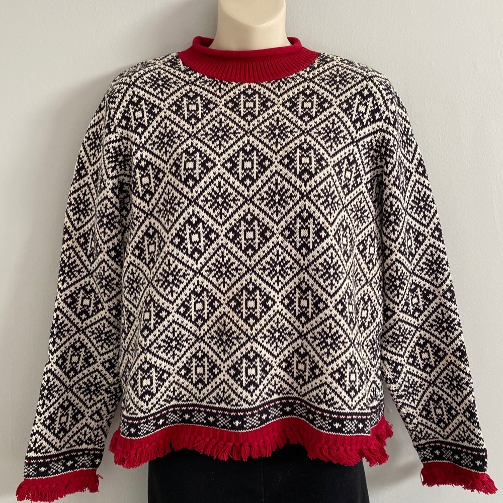 Talbots Snowflake Sweater - Picture 3 of 10